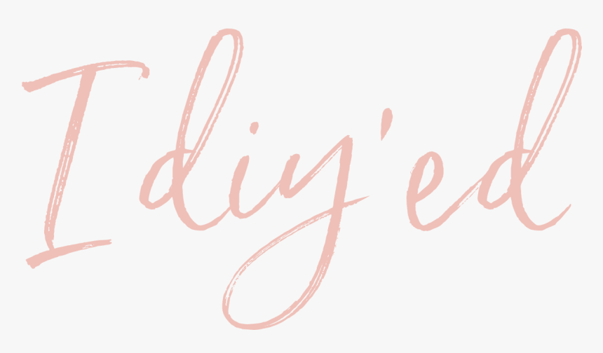I Diy Ed Our Wedding Along With My Husband S Help - Calligraphy, HD Png Download