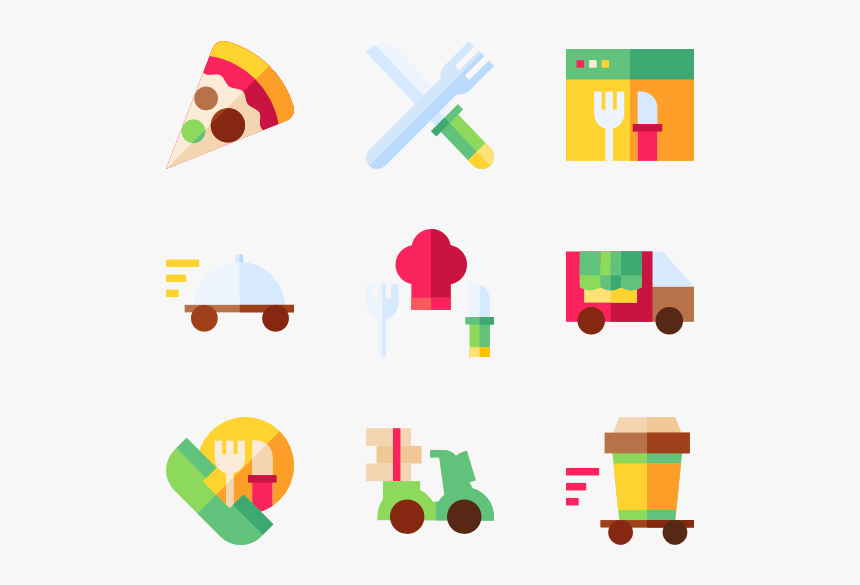 Food Delivery - Food Service Vector, HD Png Download