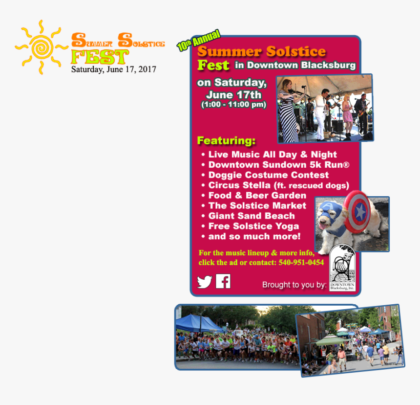 Summer Solstice Blacksburg, HD Png Download