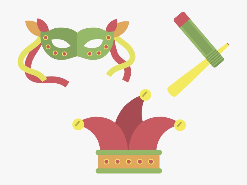 Mask Carnival Euclidean Vector Icon - Imagens De Mascaras De Carnaval Em Png, Transparent Png