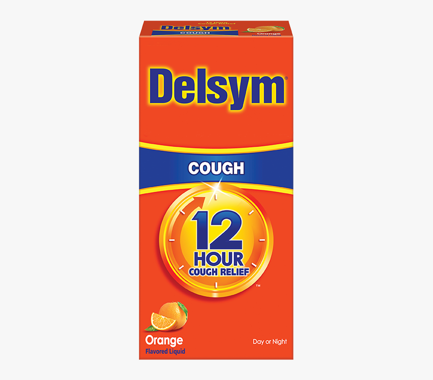 Delsym® 12 Hour Cough Relief - Fruit, HD Png Download
