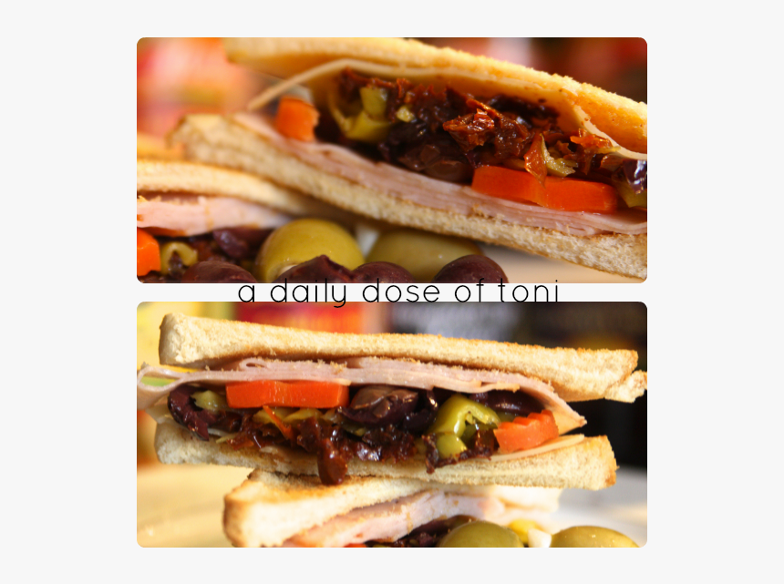 Italian Turkey Sandwich - Fast Food, HD Png Download