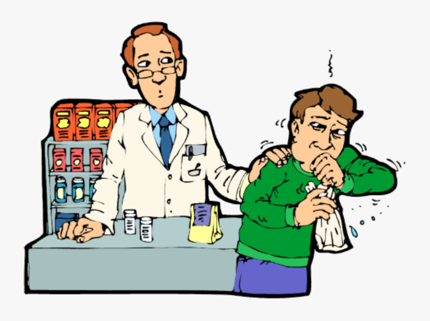 Transparent Coughing Png - Cartoon, Png Download