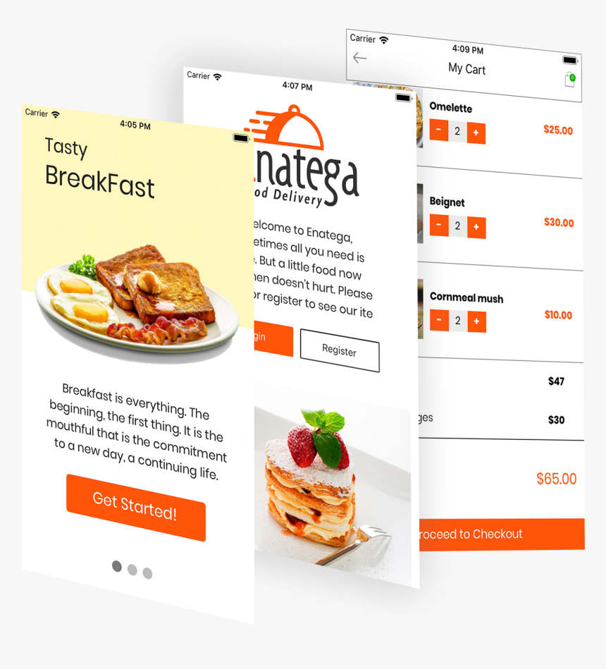 Transparent Food Delivery Png - Flyer, Png Download