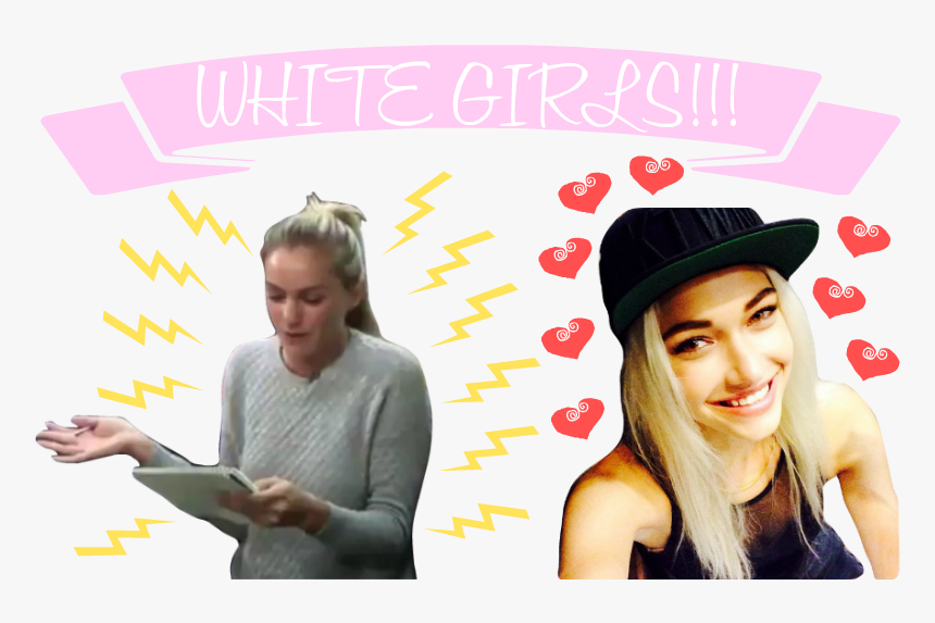 We Have Two White, Blonde Girls Receiving Two Very - Poster, HD Png Download