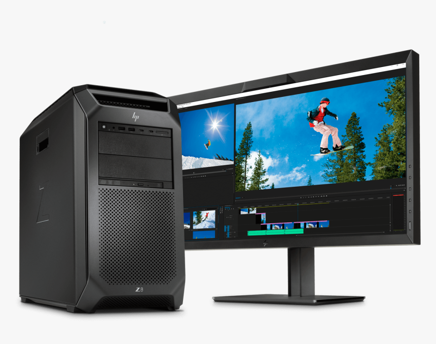 Adobe Professional Software Demands Workstation Power - Hp Workstation Z8 G4 Xeon Silver, HD Png Download