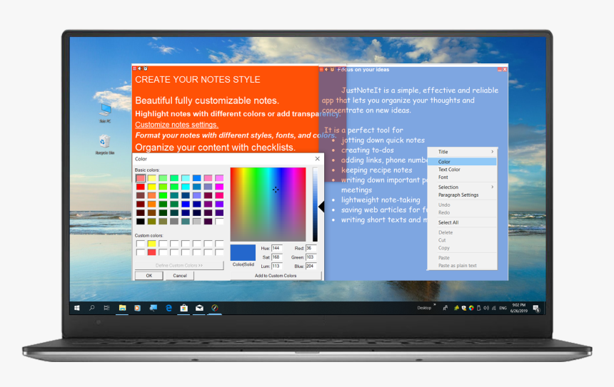Customize Sticky Notes - Reminders, HD Png Download