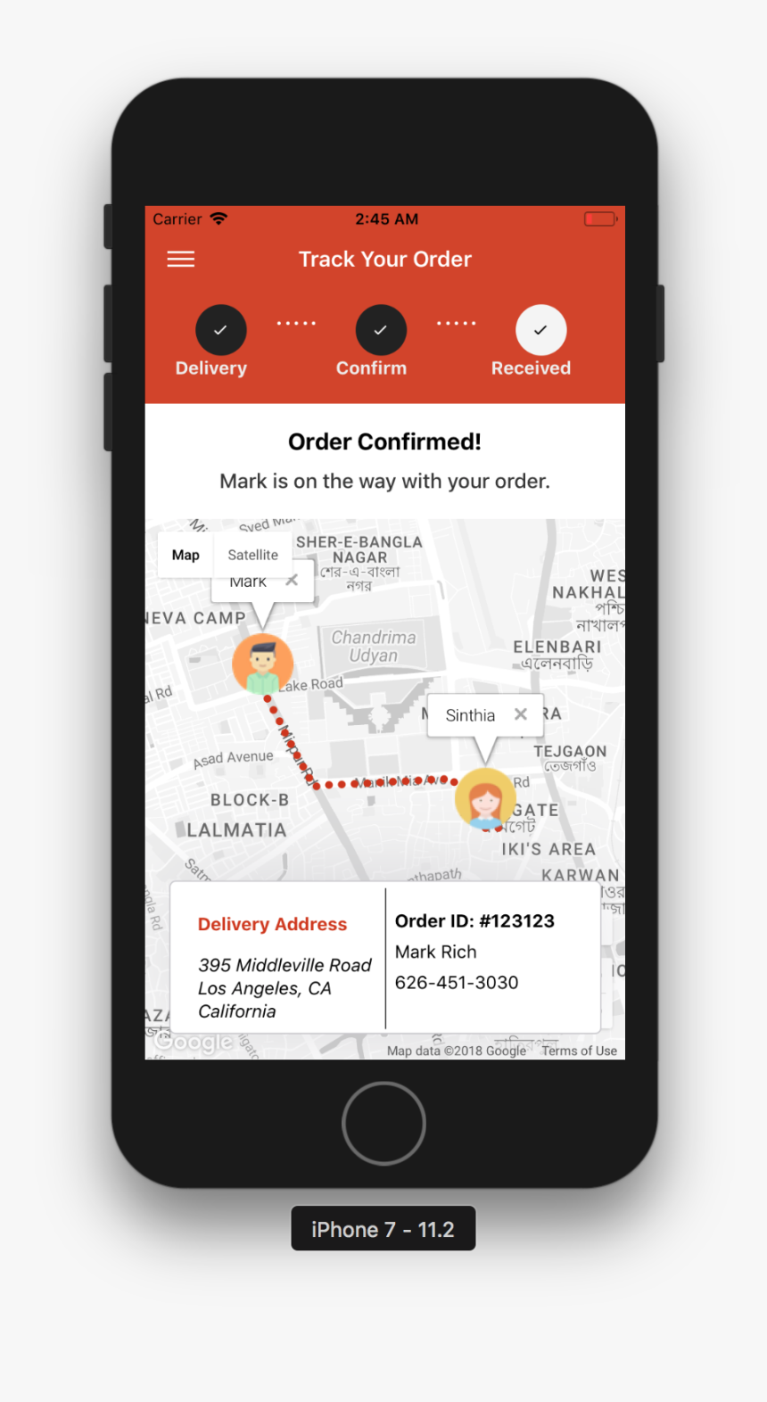Food Delivery App Design, HD Png Download