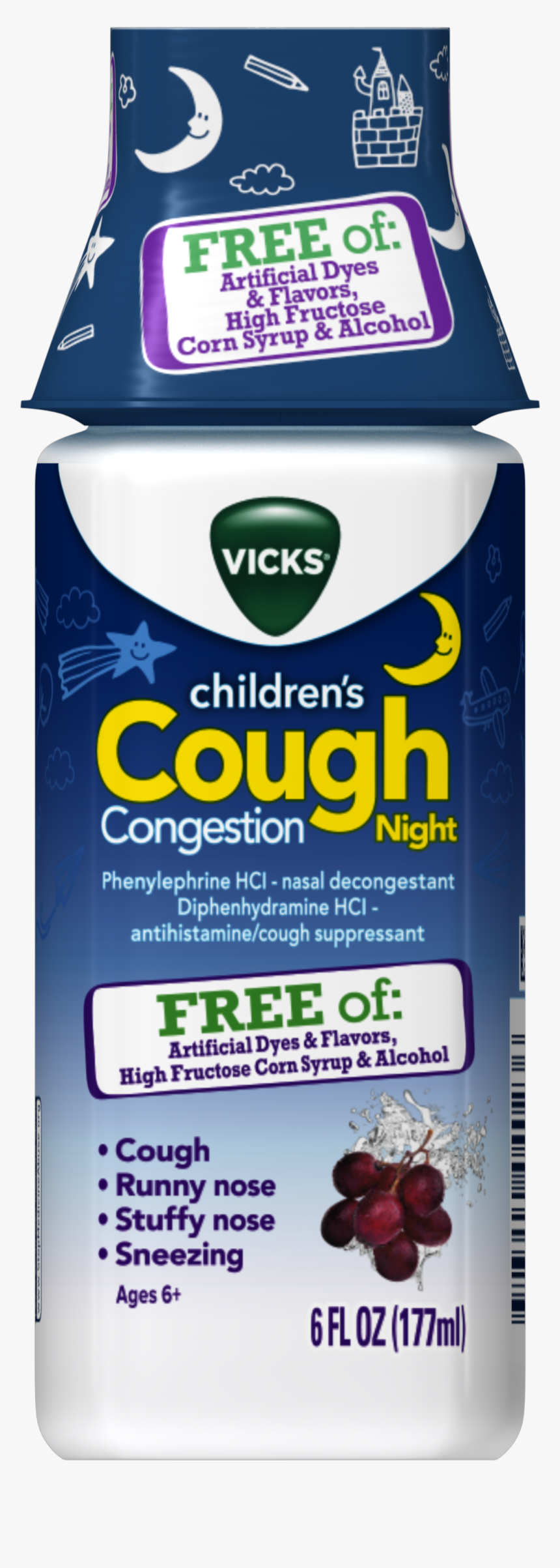 Vicks Children's Cough Congestion, HD Png Download
