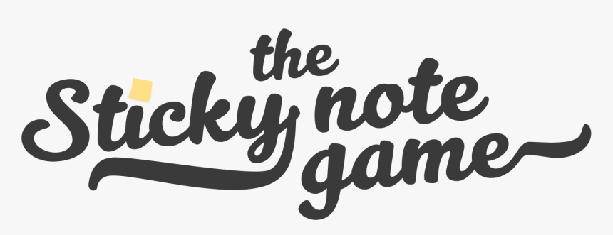 Sticky Note Game Logo@2x - Calligraphy, HD Png Download