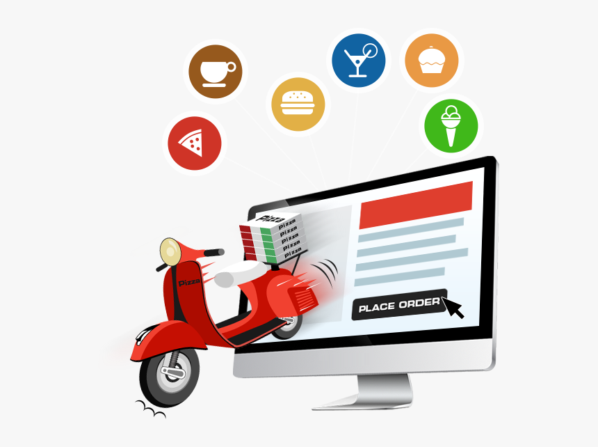 Transparent Perspicacious Clipart - Online Food Order Png, Png Download