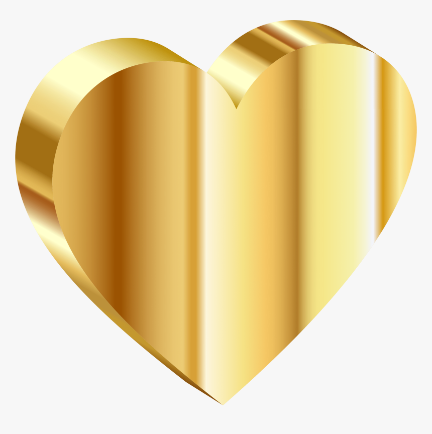 Heart Of Gold Clipart, HD Png Download