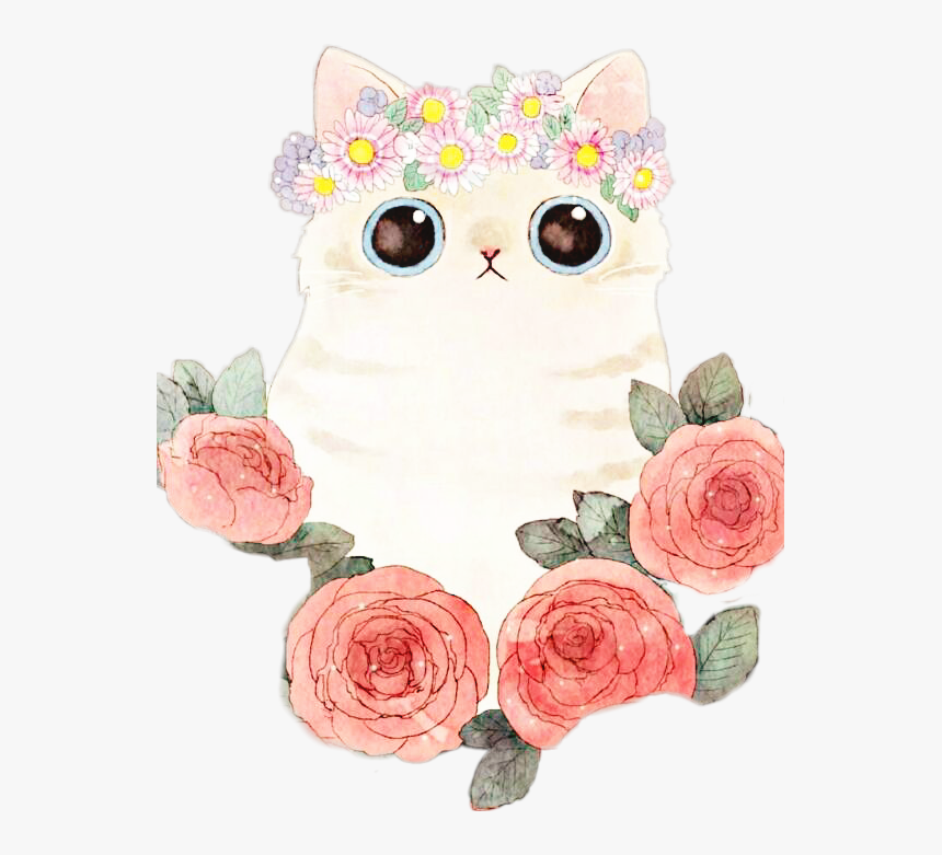 Transparent Flores Png Tumblr - 貓咪 桌布, Png Download