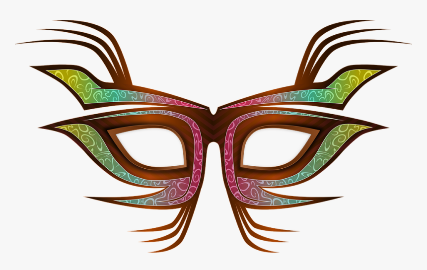 Máscara, Ojos, Anónimo, Celebración, Carnaval - Masquerade Mask Papercraft, HD Png Download