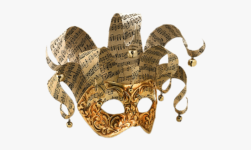 Carnival In Madrid - Mardi Gras Music Mask, HD Png Download