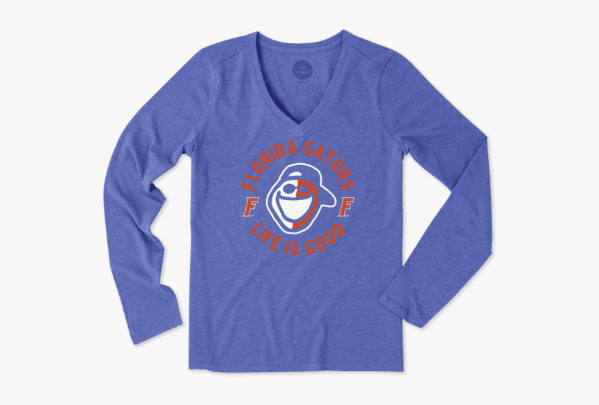 Women S Florida Face Paint Jake Long Sleeve Cool Vee - Villanova University, HD Png Download