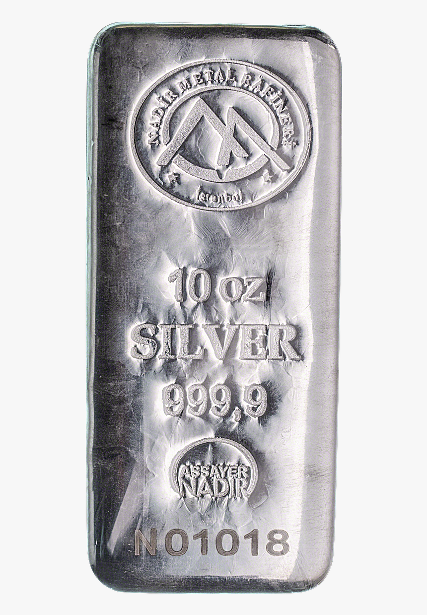 Nadir Refinery Silver Bar - Silver, HD Png Download
