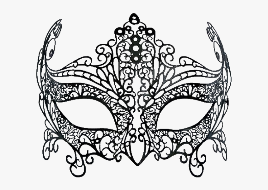 6a Mascara Carnaval Elegance 6 Png - Masque De Venise Bleu, Transparent Png