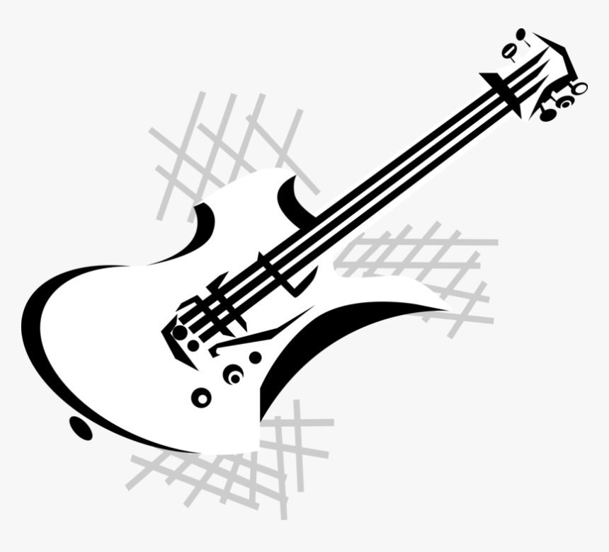 Transparent Royalty Free Vector Clipart - Guitarra Png Vector, Png Download