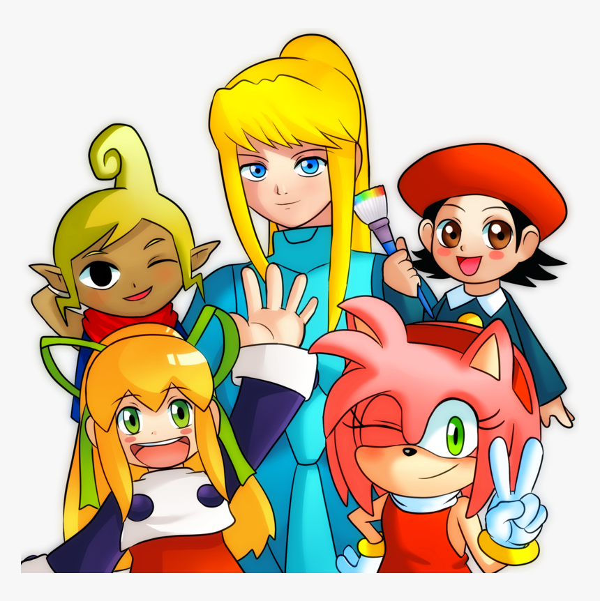 Girls Party By Chelostracks - Cartoon, HD Png Download