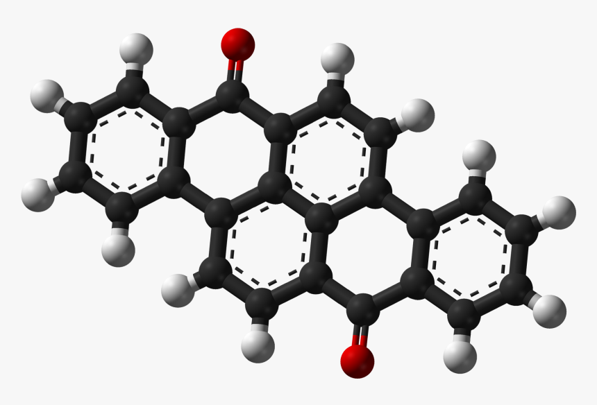 Vat Yellow 4 3d Balls - Trimesic Acid, HD Png Download