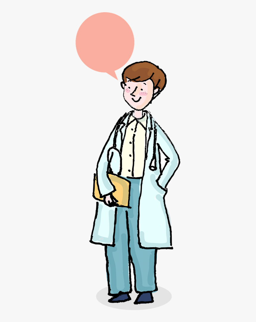 Cough Clipart Bronchitis - วาด รูป การ์ตูน หมอ, HD Png Download