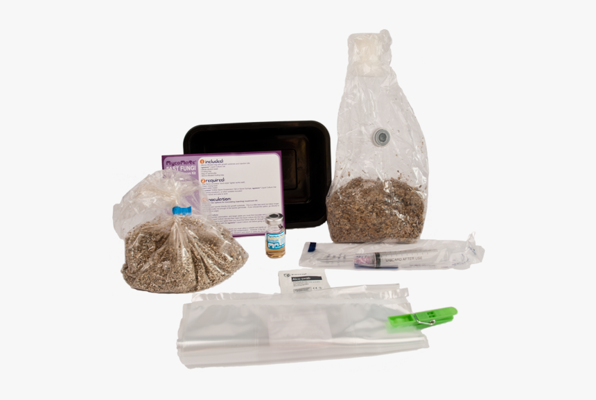 Mycomate® Fast Fungi Kit 
 Title Mycomate® Fast Fungi - Glass Bottle, HD Png Download