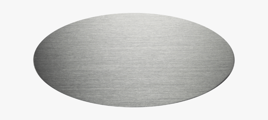Satin Silver Aluminum Ovals - Coffee Table, HD Png Download