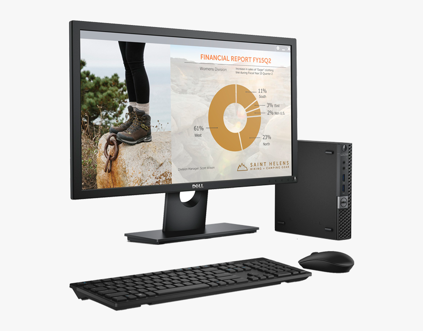Full Micro Form Factor Workstation, HD Png Download