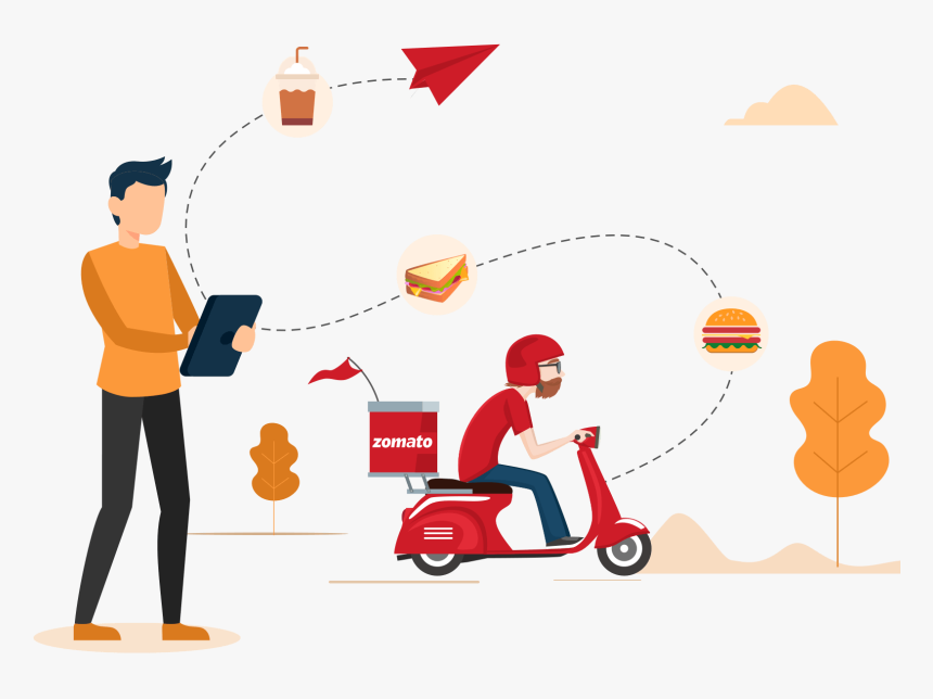 Apps Like Zomato Banner - Illustration, HD Png Download