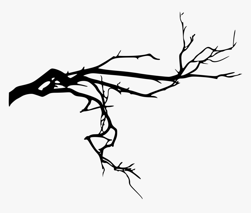 Spooky Tree Branch, HD Png Download