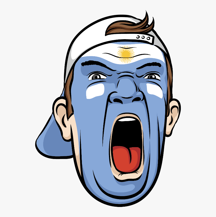 Flag Fifa Clipart - Yelling Fan Clip Art, HD Png Download