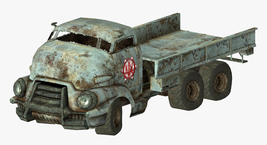 Fnv Flatbed Truck - Green Screen Old Car, HD Png Download