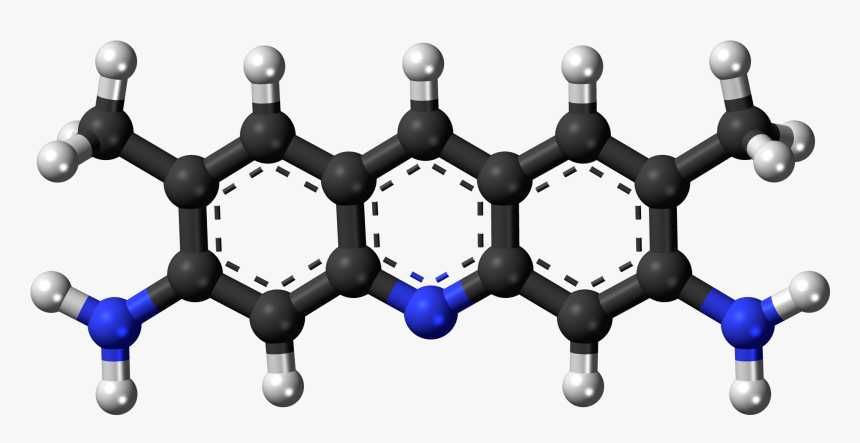 Acridine Yellow 3d Balls - Polyethylene Glycol 3d Structure, HD Png Download