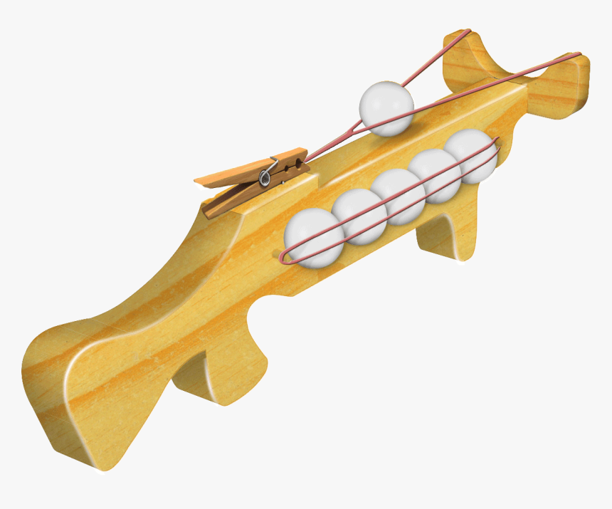 Wood Ping Pong Gun, HD Png Download