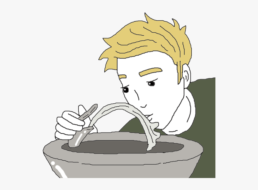 Transparent Fountain Water Png - School Drinking Fountain Clipart, Png Download
