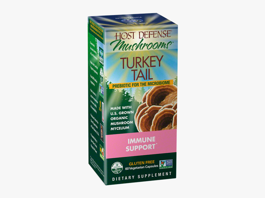 Turkey Tail Capsules - Paul Stamets Turkey Tail Powder, HD Png Download