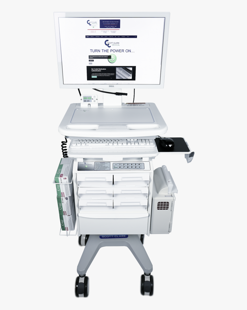 Point Of Care Carts - Medication Administration Cart, HD Png Download
