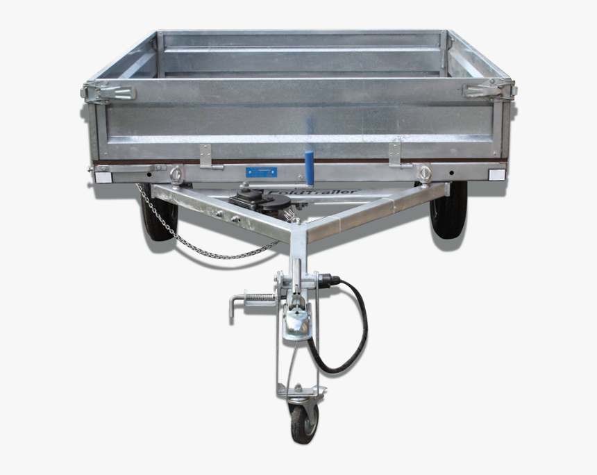 2018 Galvanized Folding Utility Flatbed Truck Trailer - Outdoor Grill Rack & Topper, HD Png Download