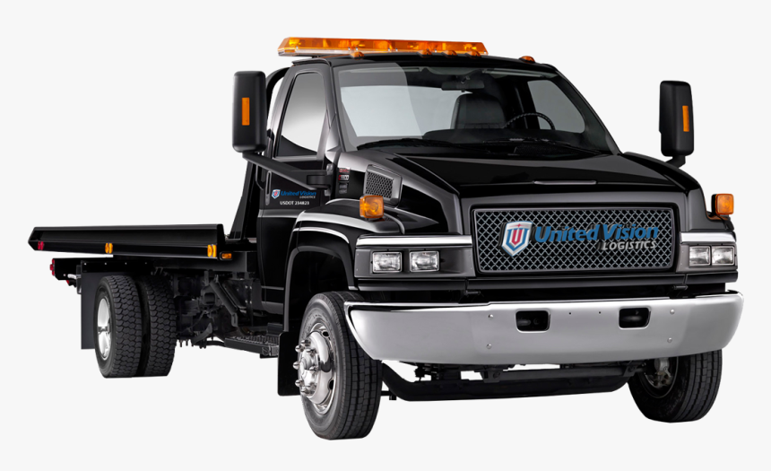 Uvl Flat Bed Truck Mock Up Black - 2006 Gmc Topkick Stereo, HD Png Download