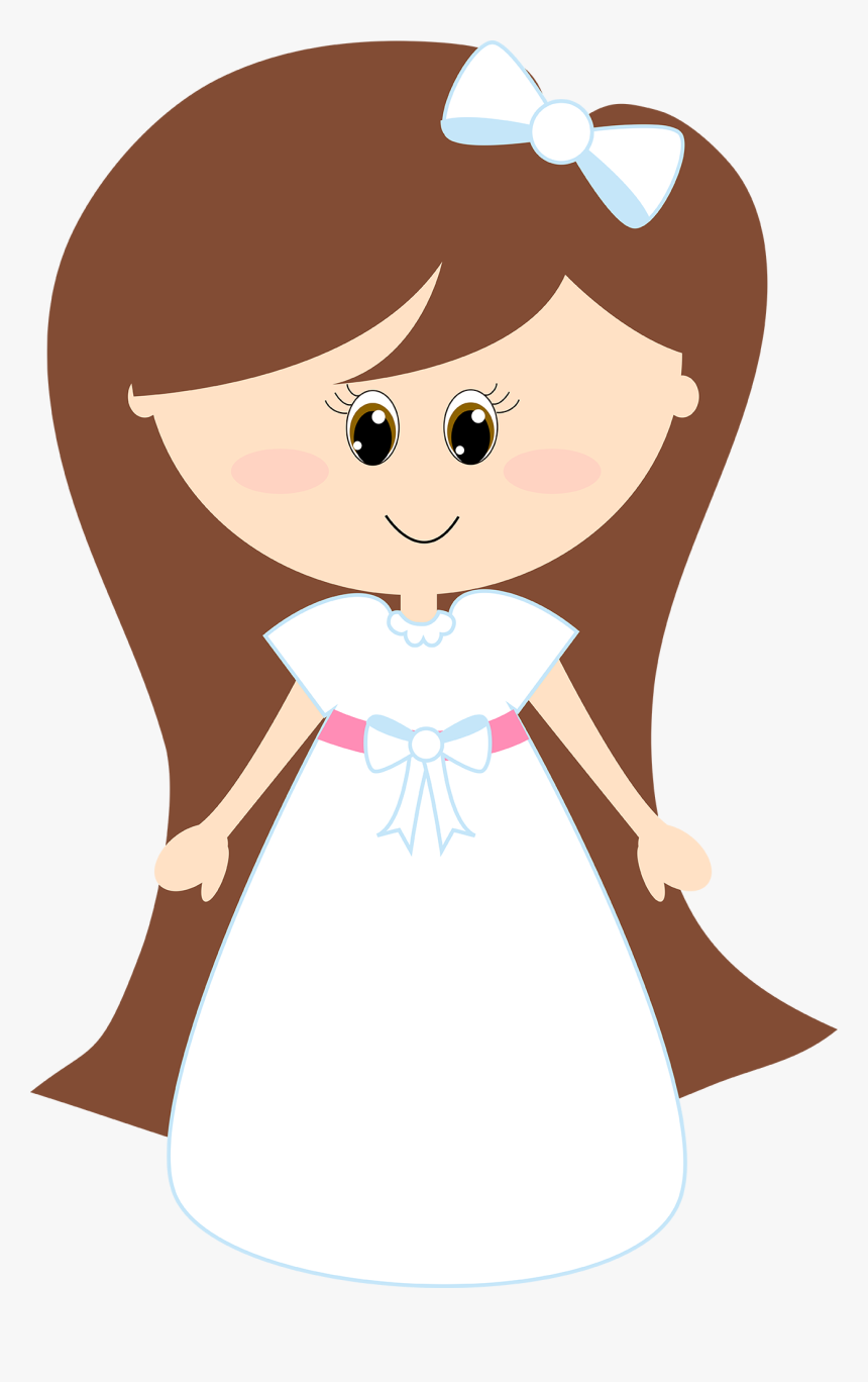 Girls Baptism Lds Clipart, HD Png Download