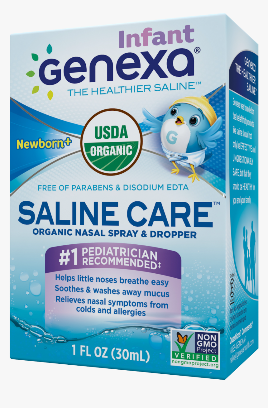 Infant Organic Nasal Spray & Dropper Saline Care - Best Medicine Of Stress, HD Png Download