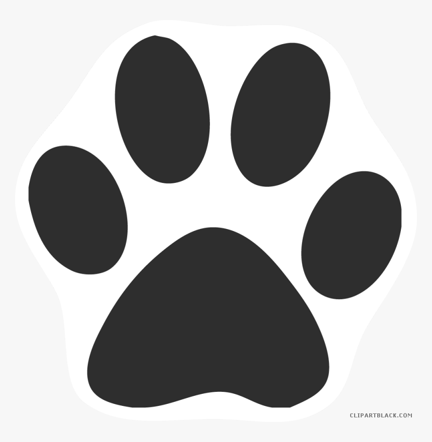 White Cat Paw Print Transparent - Cat Paw Print Png, Png Download