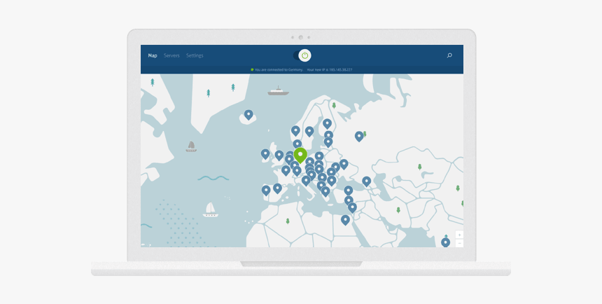 Nordvpn Windows - Led-backlit Lcd Display, HD Png Download