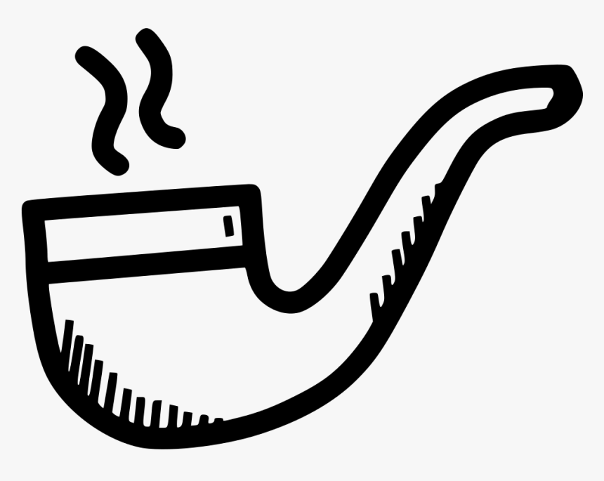 Smoke Pipe Smoking - Pipe Smoke Transparent Icon, HD Png Download