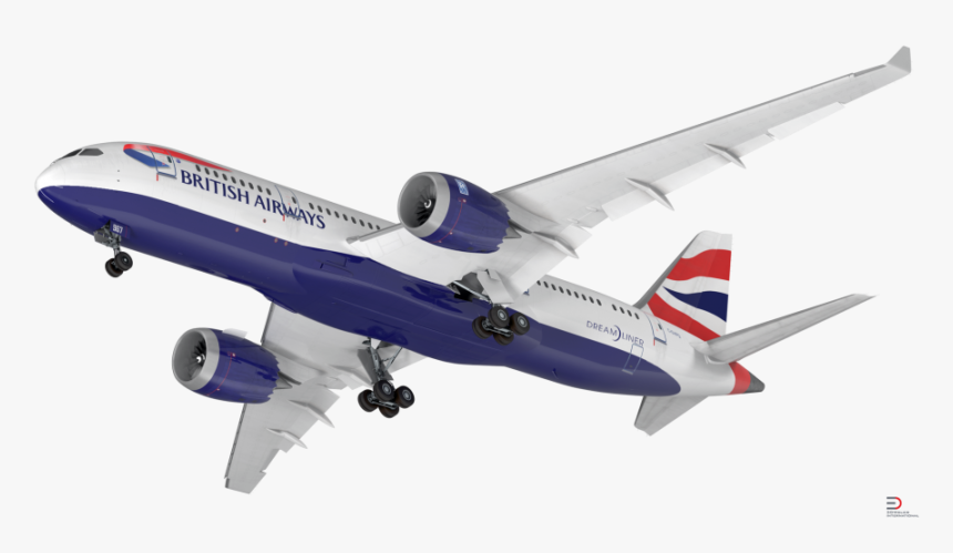 Boeing 787 3 British Airways Rigged Royalty Free 3d - Boeing 777, HD Png Download