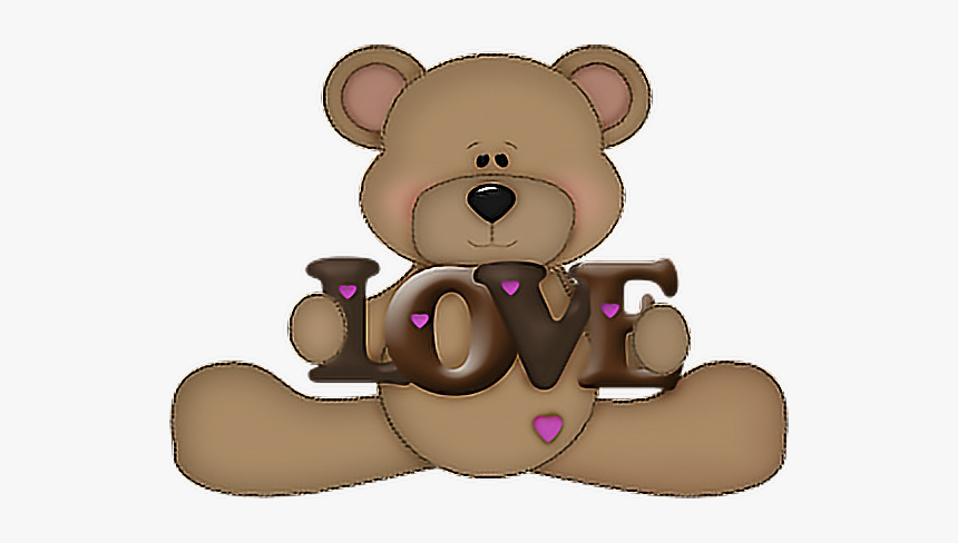 #urso #ursinho #fofo #love #remix #remixit - Teddy Bear, HD Png Download