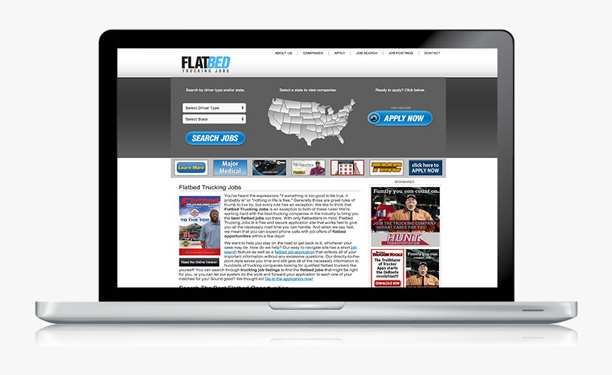 Flatbed Trucking Jobs - Gadget, HD Png Download