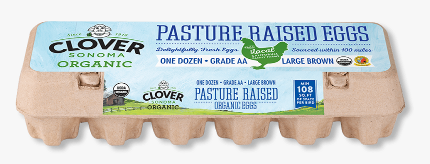 Organic Pasture Large Brown Dozen Eggs - Top Pasture Raised Eggs, HD Png Download