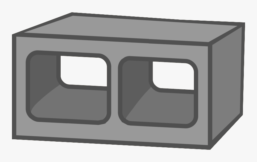 Block Clipart Cinder Block - Concrete Block Clipart, HD Png Download